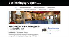 Desktop Screenshot of besiktningsgruppen.com